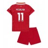 Liverpool Mohamed Salah #11 Hemmaställ Barn 2024-25 Korta ärmar (+ Korta byxor)